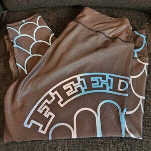 Feed Me Fight Might Mermaid Leggings - Woman's Size M